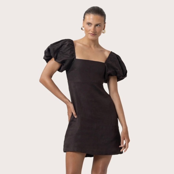 chinese dress ladies GRACIE ITALIAN LINEN SEQUIN DRESS main image 0